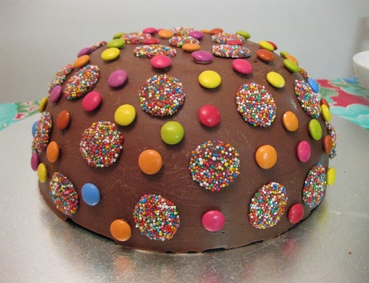 gâteau anniversaire fille chocolat smarties gâteau fait maison mamans gourmandes