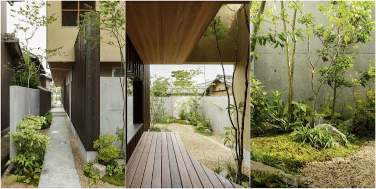 jardin style japonais maison architecte en longueur