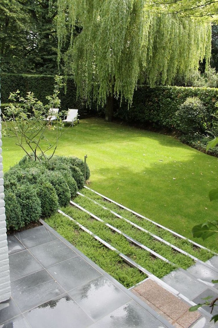 jardins modernes idées vertes et contemporaines