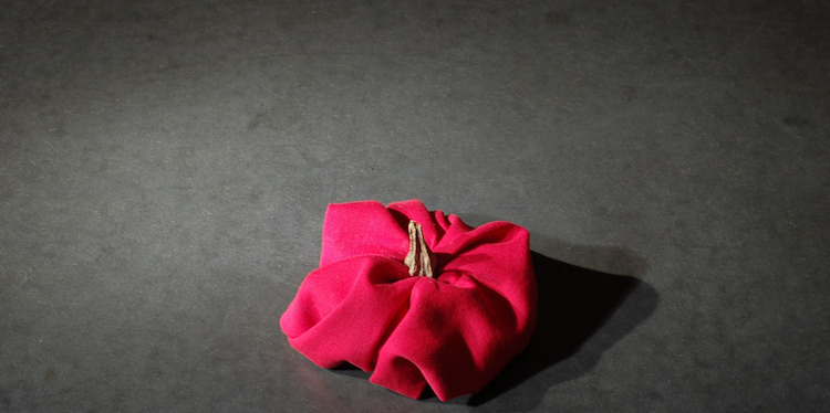 pliage serviette facile citrouille rose deco table automne