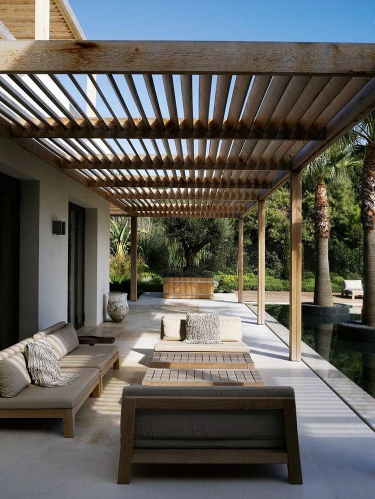 protection bois extérieur pergola terrasse espace outdoor traitement bois