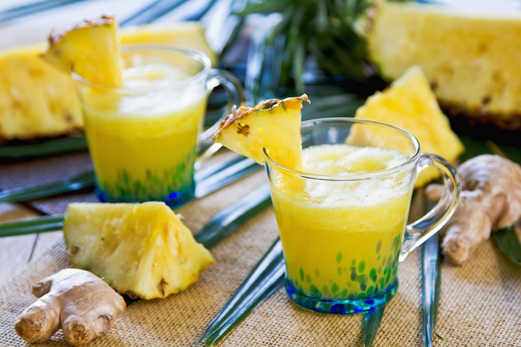 recette detox jus ananas gingembre citron