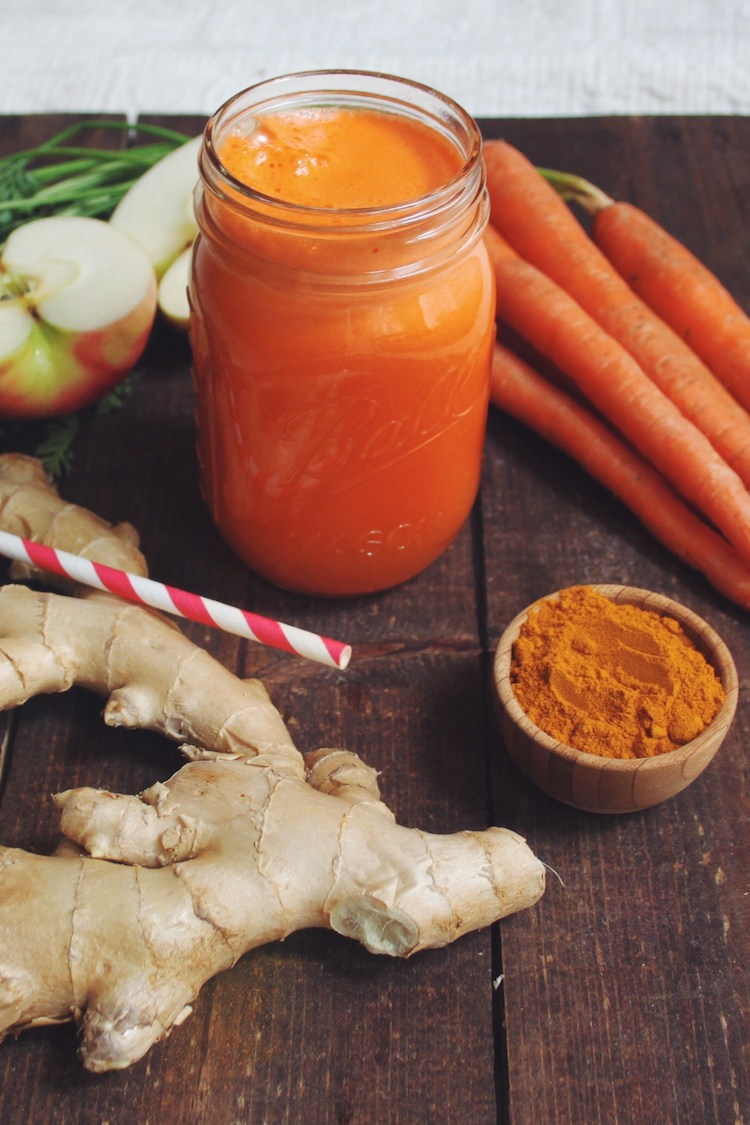 recette detox jus carottes curcuma gingembre