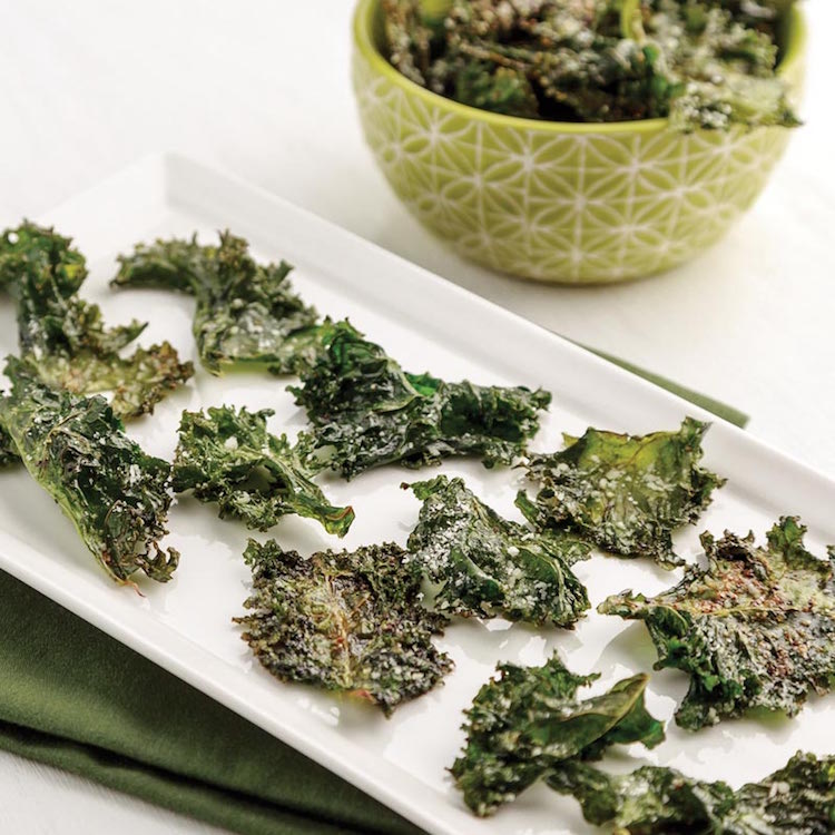 recette vegan facile en-cas chips chou frisé Kale