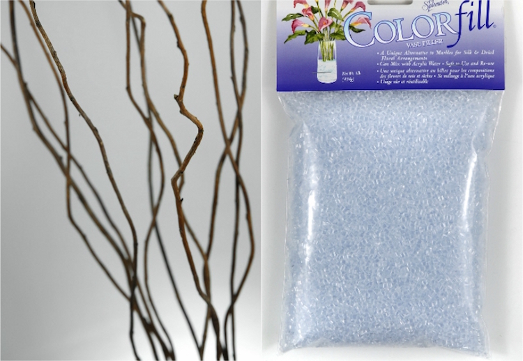 DIY déco de Noël 2017 bouquet branchettes givrées