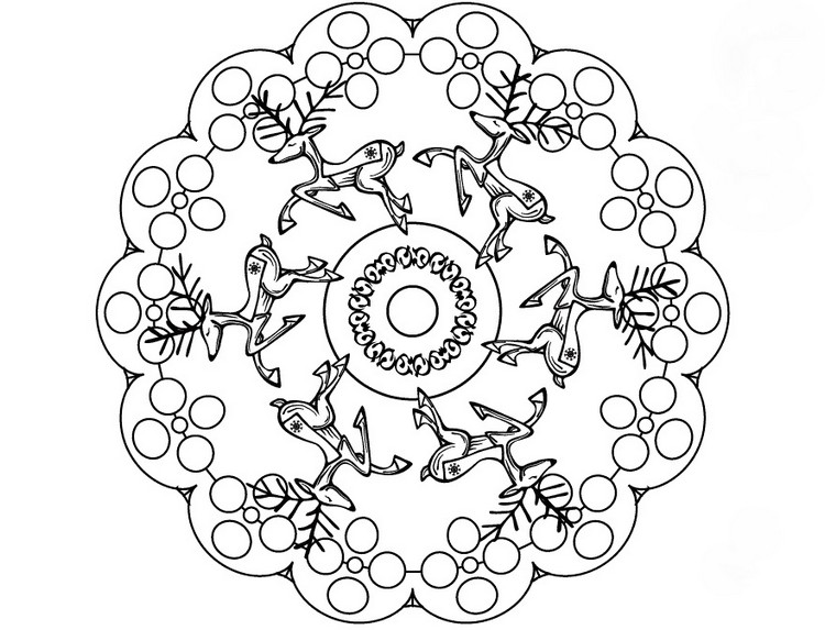 Mandala No C3 Abl Mandalas De No C3 Abl C3 A0 Colorier Avec T C3 te C3 A0 Modeler Mandala De Noel A Imprimer Pour Colorier Dessins Et