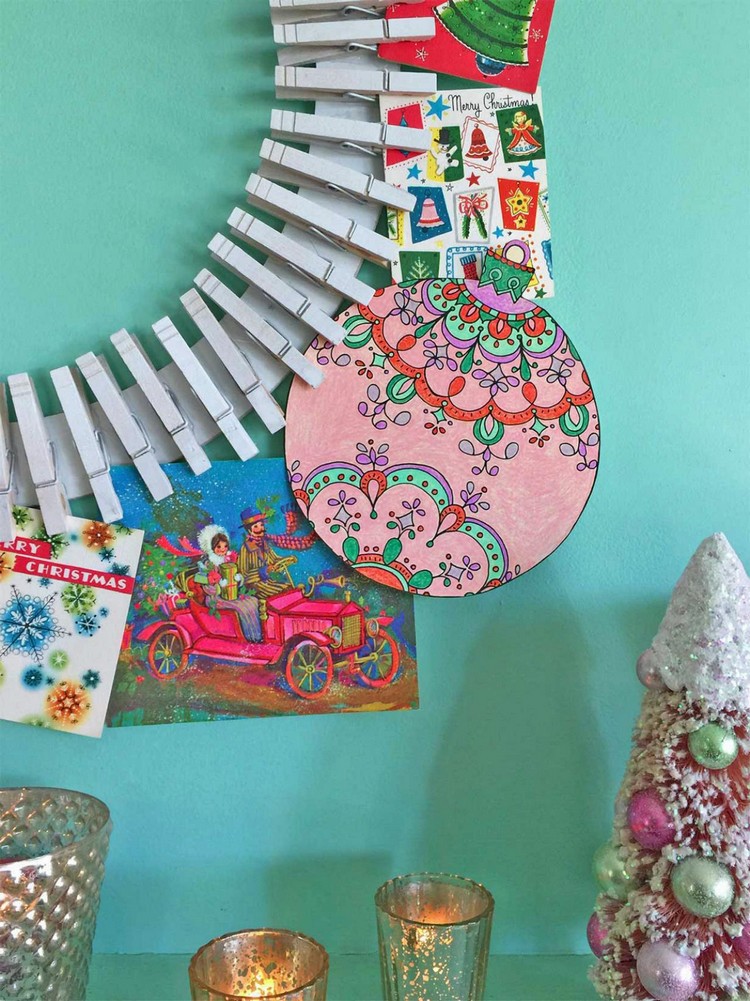 Mandala Noël 2017 à imprimer colorer idée DIY décoration fête bricolage enfants adultes