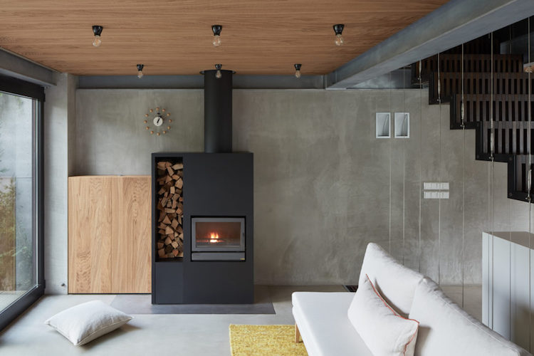 amélioration habitat salon insert cheminée haut de gamme