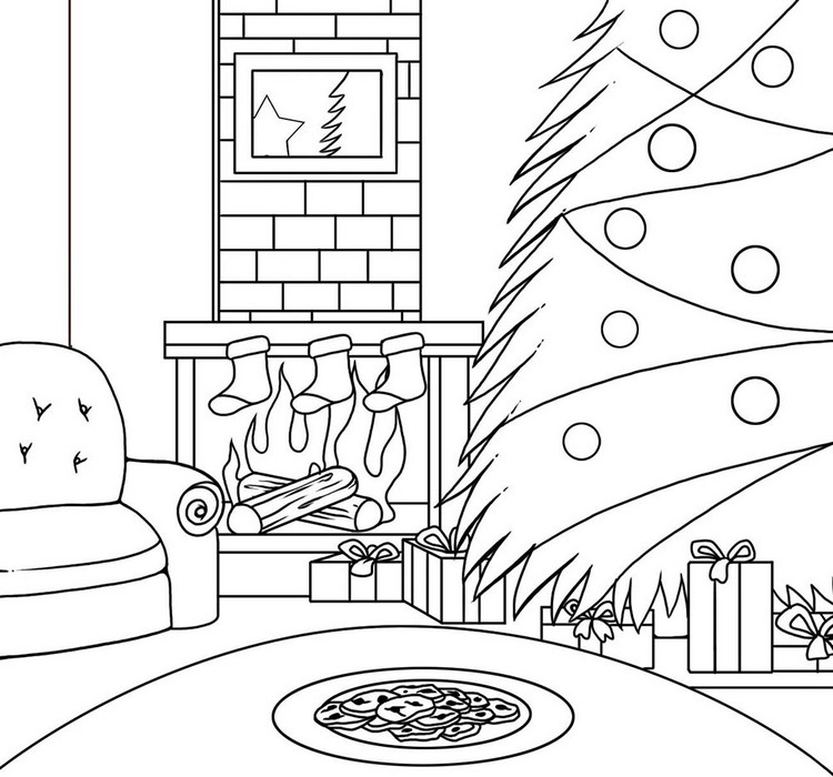 Coloriage de Noël à imprimer gratuit - 40 dessins que vos petits