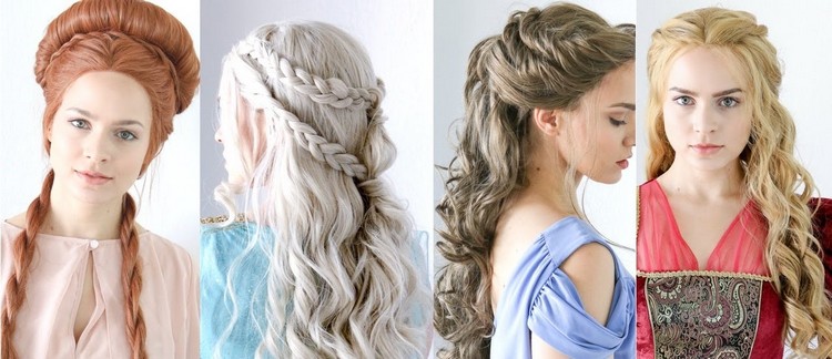 coiffure mariée cheveux long looks féminins emblématiques personnages de Game of Thrones