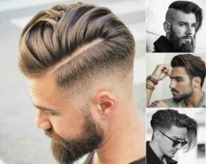 coiffure sur le côté variantes longueurs styles