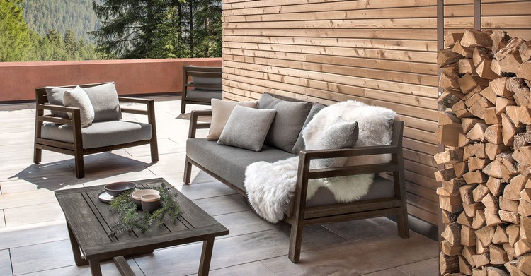 comment protéger meubles extérieur contre froid en hiver idée salon jardin style scandinave
