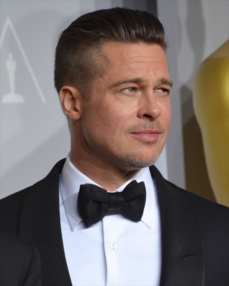 coupe undercut homme cheveux arrière Brad Pitt