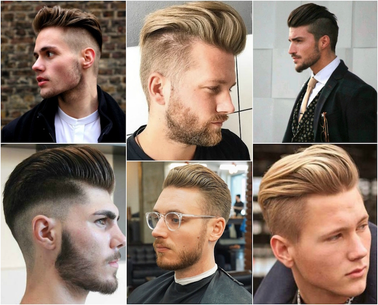 coupe undercut homme idées de style Pompadour