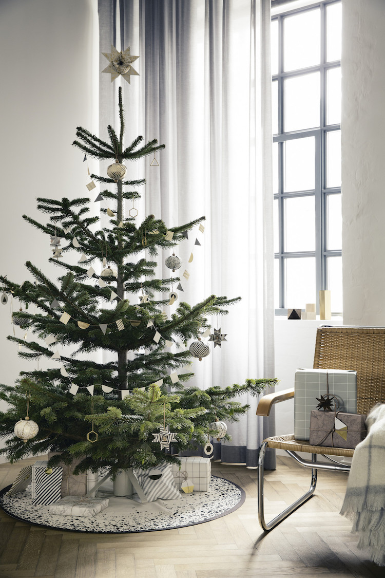 decoration sapin Noel style scandinave chic