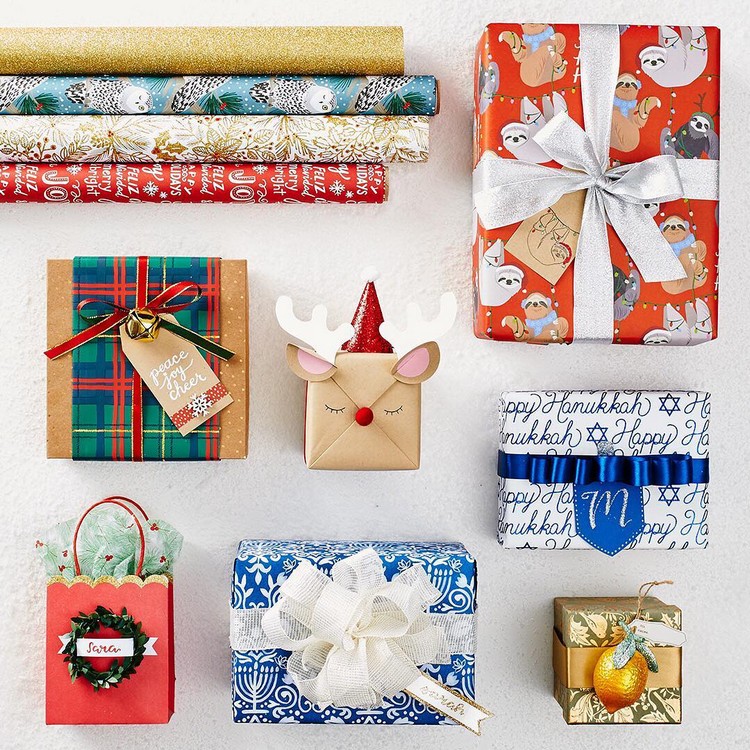 différentes idées DIY pour emballage cadeau original pour Noël 2017