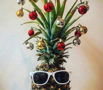déco Noël à faire soi-même idée trouvées sur Pinterest innovante sapin noël 2017 ananas