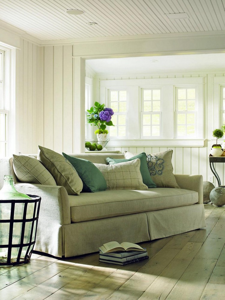 déco romantique salon mobilier style vintage couleurs pastel tendances design intérieur