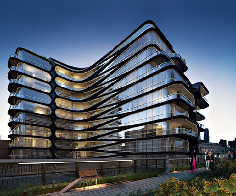 déconstructivisme en architecture bâtiment signé Zaha Hadid