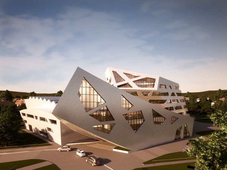déconstructivisme en architecture université à Luneburg Daniel Libeskind