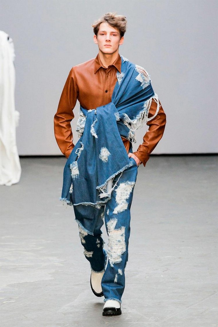 déconstructivisme vêtements asymétrie la mode déconstructiviste hommes