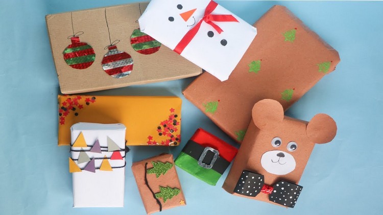emballage cadeau original pour Noël activité manuelle enfants idée créative DIY