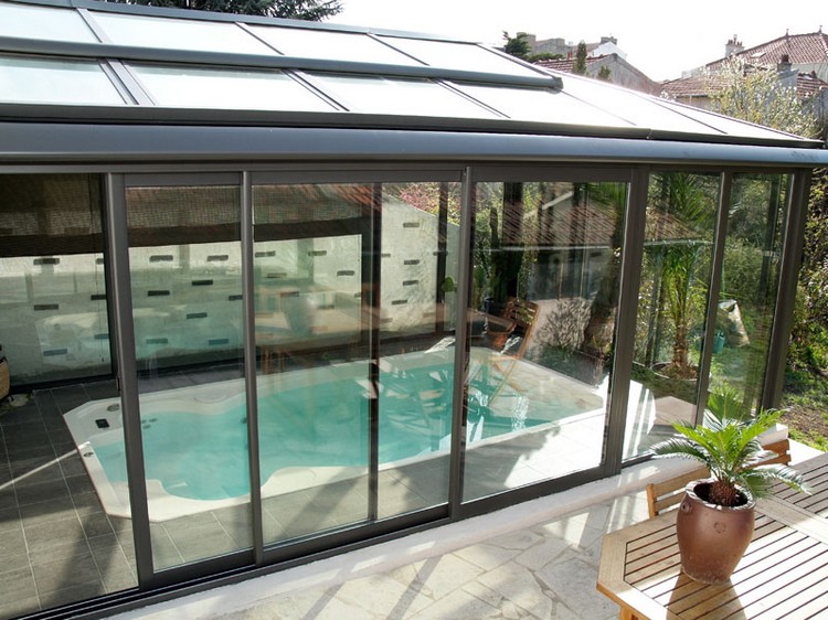 extension maison verrière piscine optimisation espace