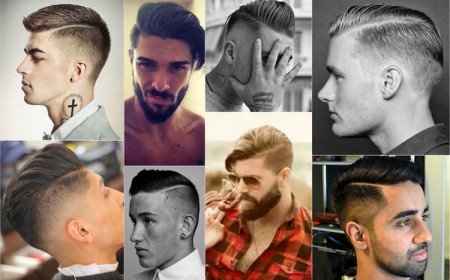 idées de coupe undercut homme raie sur côté