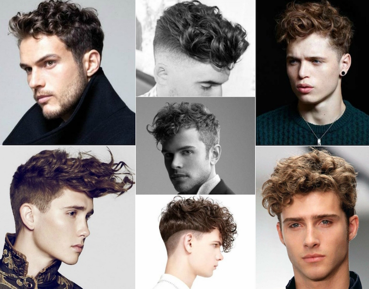 idées coupe undercut homme cheveux bouclés