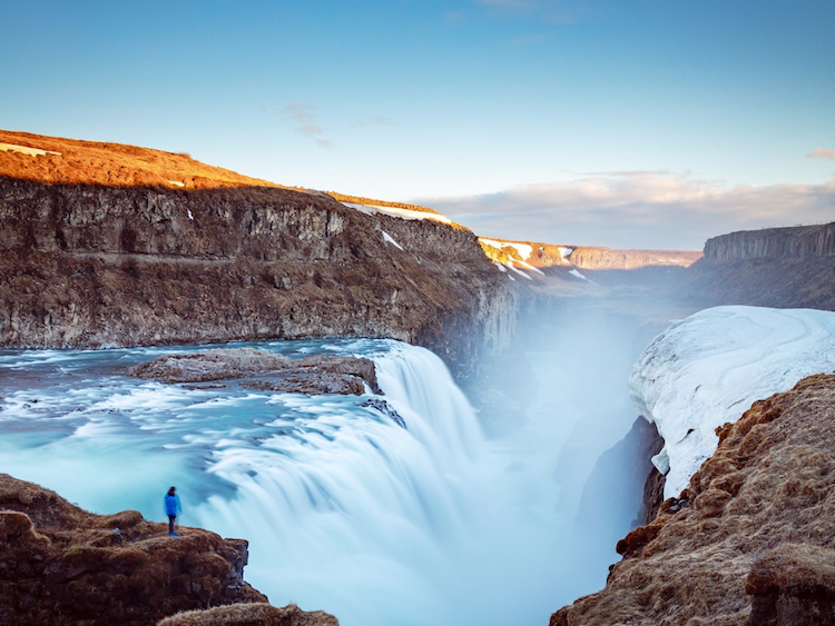 meilleures destinations visiter 2018 Islande chutes eau Gullfoss