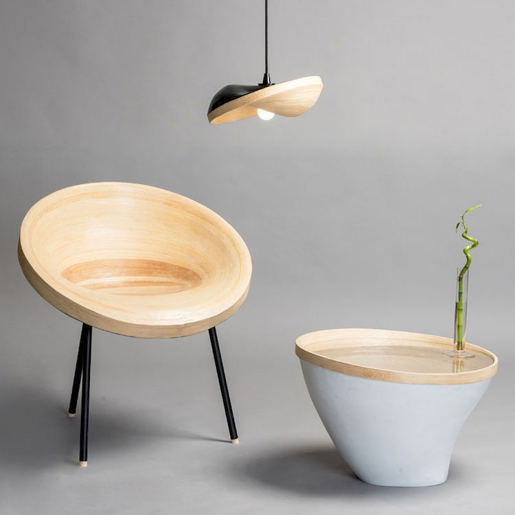 meubles design bambou Sagano Bamboo Furniture-Alice Minkina.