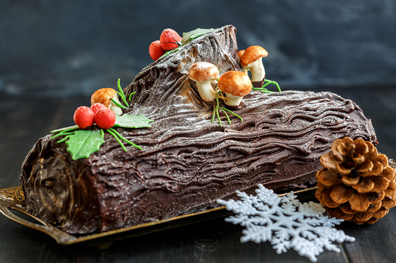 Bûche de noël Рождественское полено