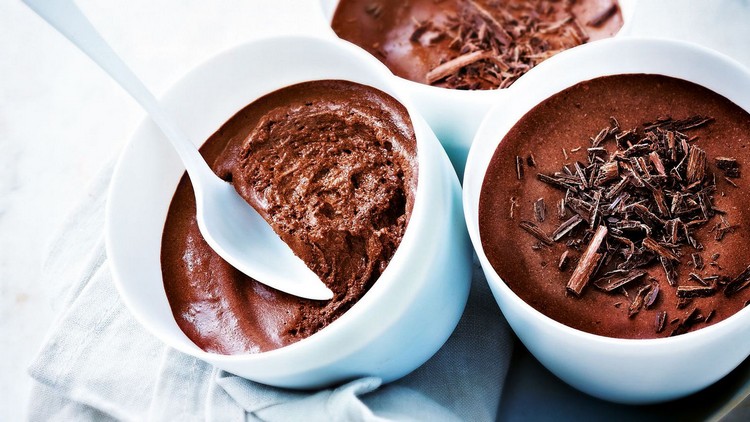 recette dessert de noël Jamie Oliver mousse au chocolat