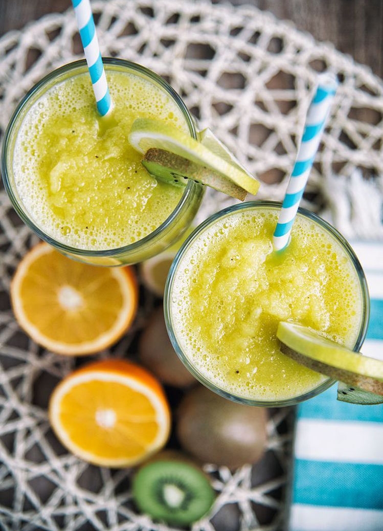 recette smoothie exotique orange kiwi citron