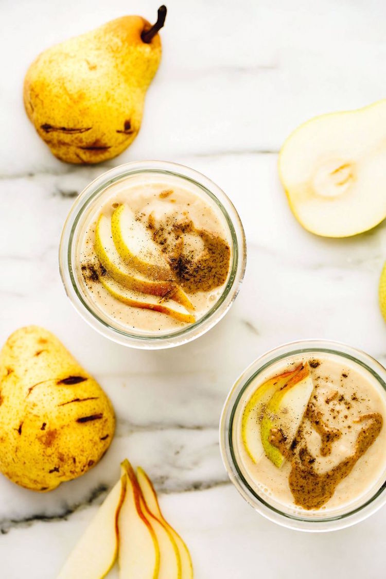 recettes smoothies hiver poire cardamome