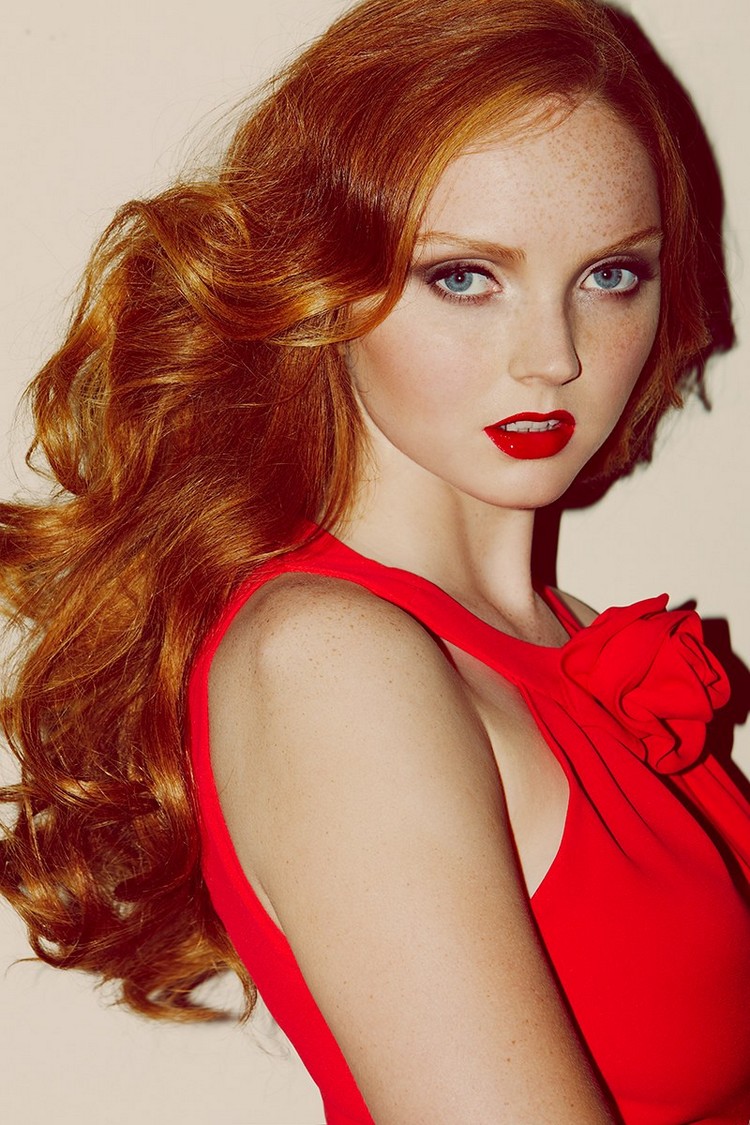 coupe cheveux rouge claire auburn blond vénitien nuances chevelure rouge tendances
