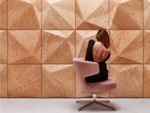 Panneau décoratif mural 3D bois moderne marque design Moko
