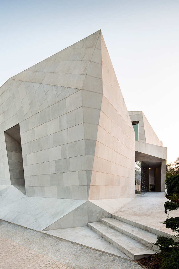 architecture origami maison architecte Rock House Kuveit