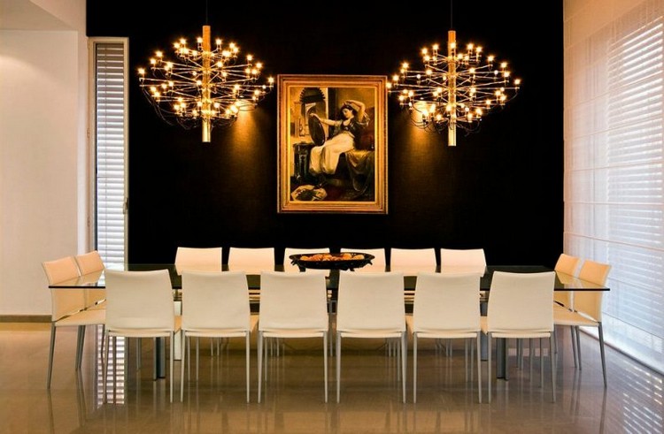 coin repas meubles luxe inspirations décoration murale salle à manger