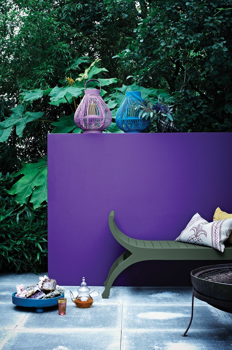 couleur de l annee 2018 pantone association ultra violet vert deco jardin