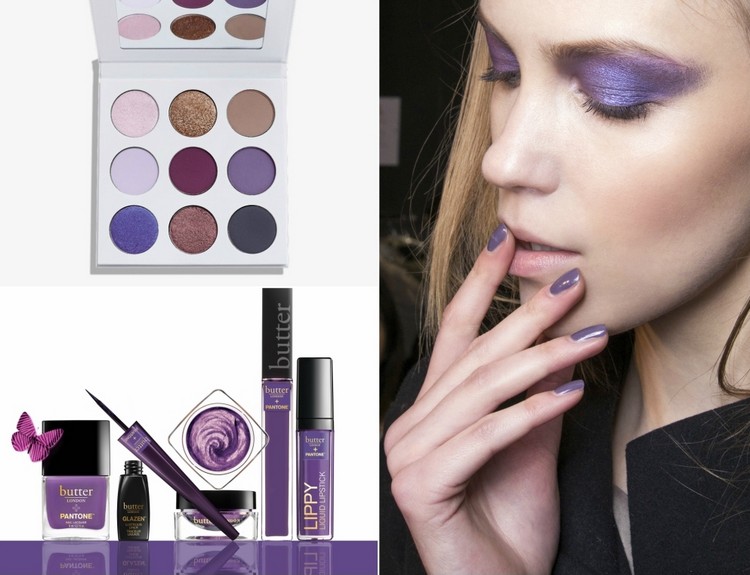 couleur de l annee 2018 pantone ultra violet maquillage