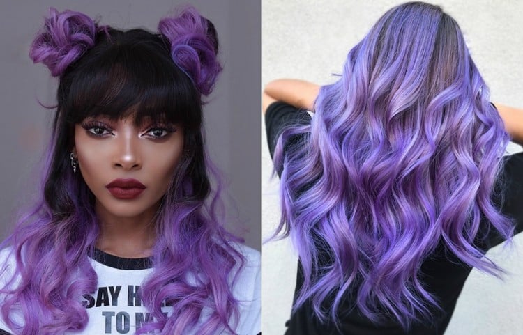 couleur de l annee 2018 ultra violet coloration cheveux