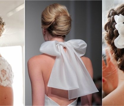 idées coiffure mariage 2018 styles variés podiums de mode