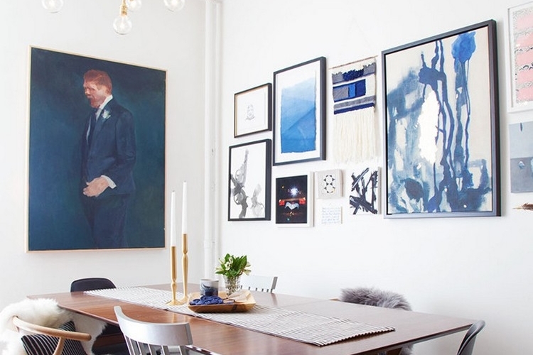 Décoration murale salle à manger en 30+ propositions artistiques à copier!