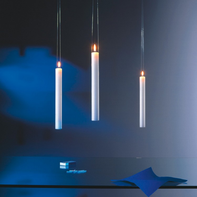 lampes design ingo maurer bougies suspendues