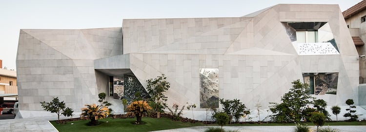 maison d architecte architecture origami extérieure et intérieure