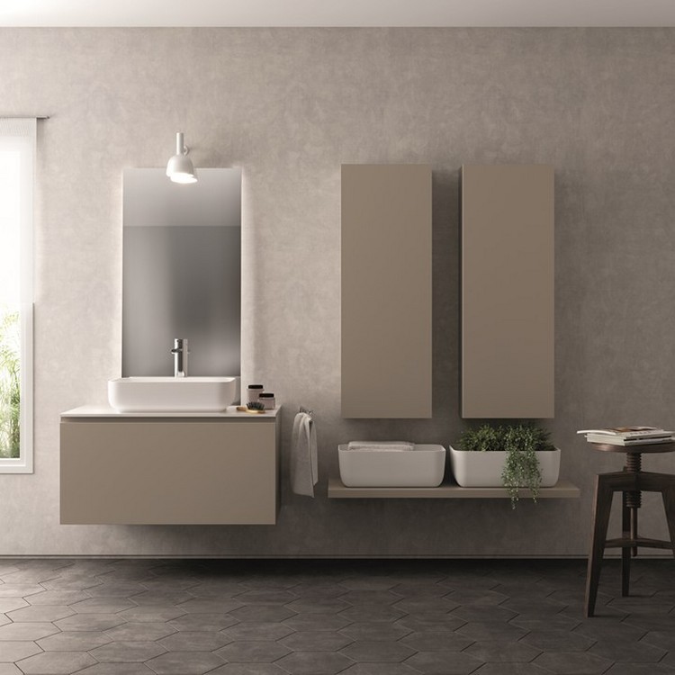 cuisine intégrée revêtement meubles salle de bain adhésif bois mélaminé solution pratique esthétique