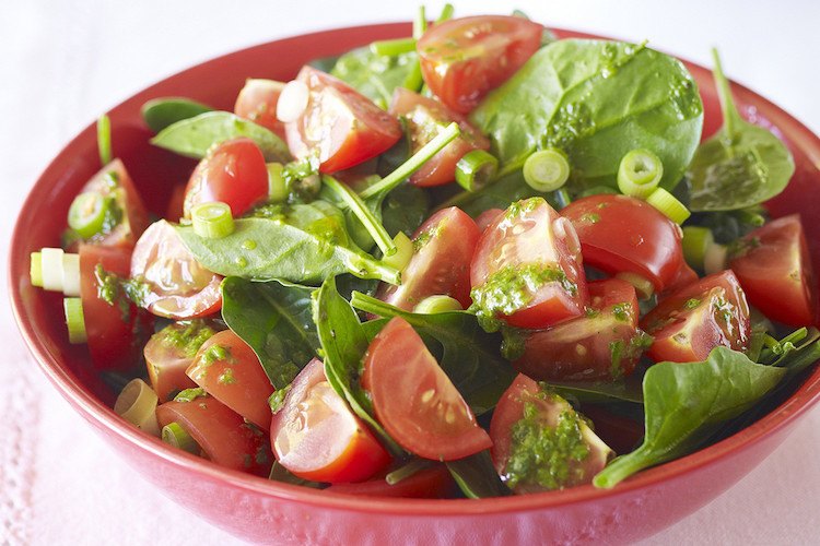 régime Thonon salade épinards tomates