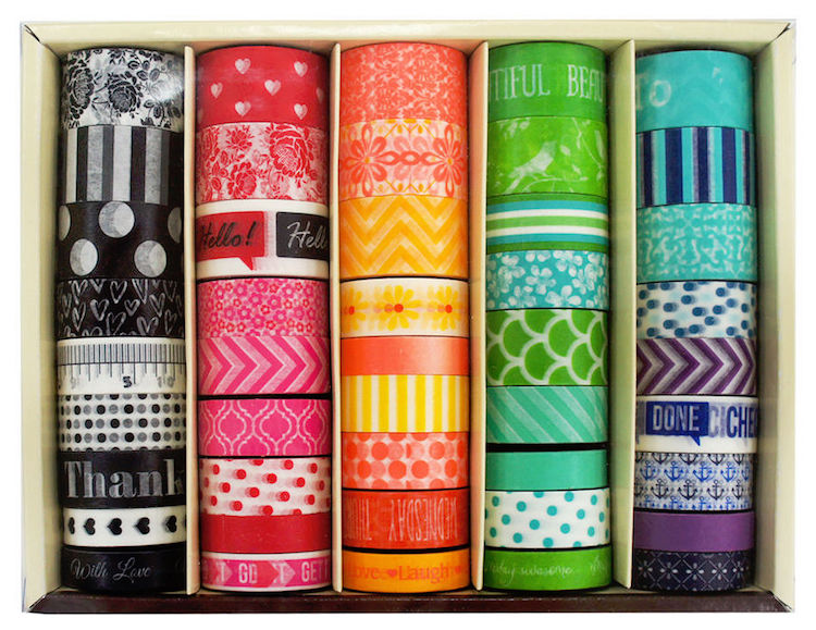 rouleaux ruban japonais washi tape cartes de Noël DIY