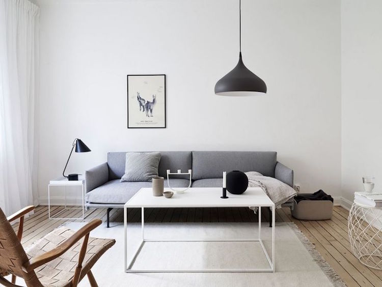 salon style minimaliste meubles et déco simples et chics